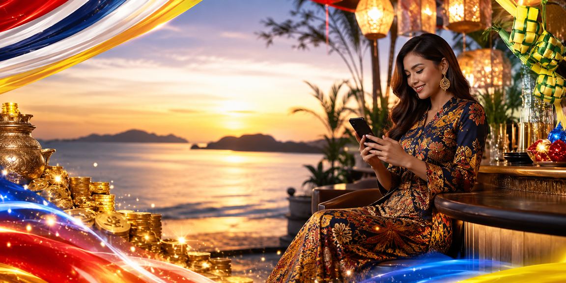 Antaramuka kasino mudah alih pada peranti di Kota Kinabalu
