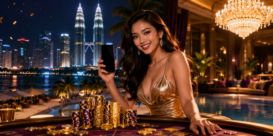 Pengalaman kasino mudah alih di Kuala Lumpur dengan reka bentuk antara muka yang moden